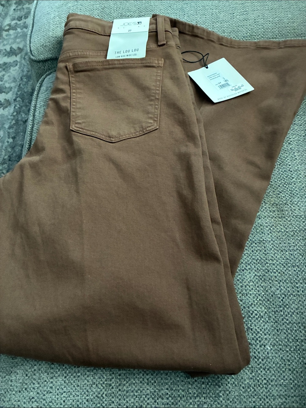 Agolde Slim Straight woman's Jeans in Warm Brown